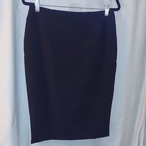 Elegant Black Pencil Skirt WHBM Size 10